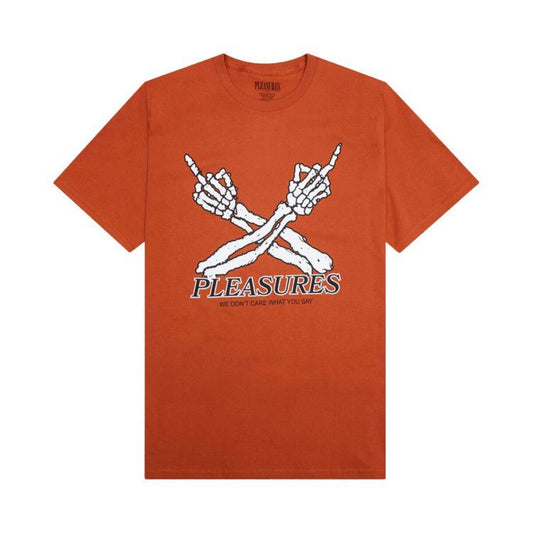 Pleasures Don't Care Tee "Orange" (434)