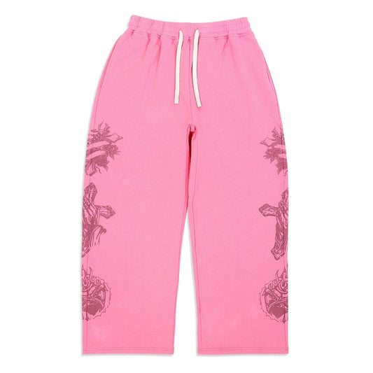 Righteous Tatted Believer Sweats "Pink" (434)