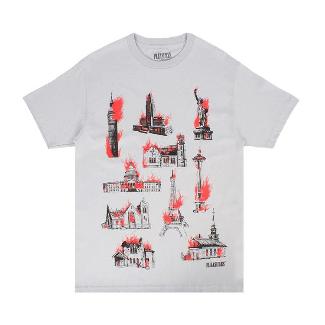 Pleasures Monument Tee “Grey”