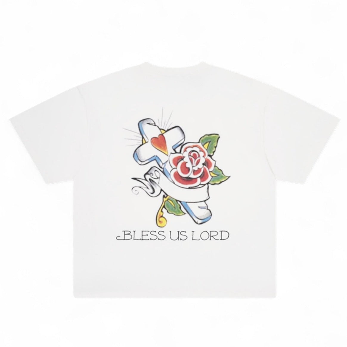 Righteous Bless Us Lord Tee "White" (434)