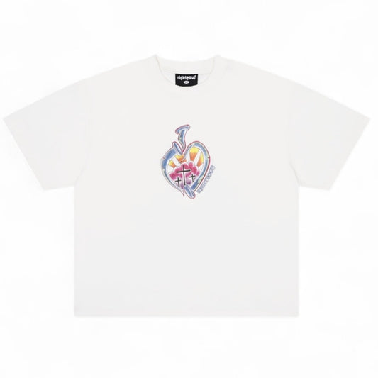 Righteous Bless Us Lord Tee "White" (434)
