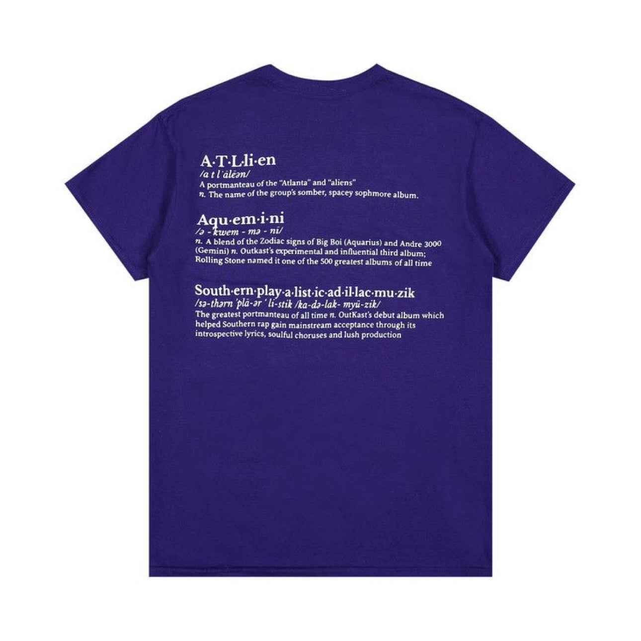 Pleasures Vocabulary Tee “Purple” (276)