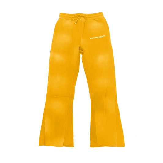 Retrovert Flare Sweatpants "Yellow" (434)