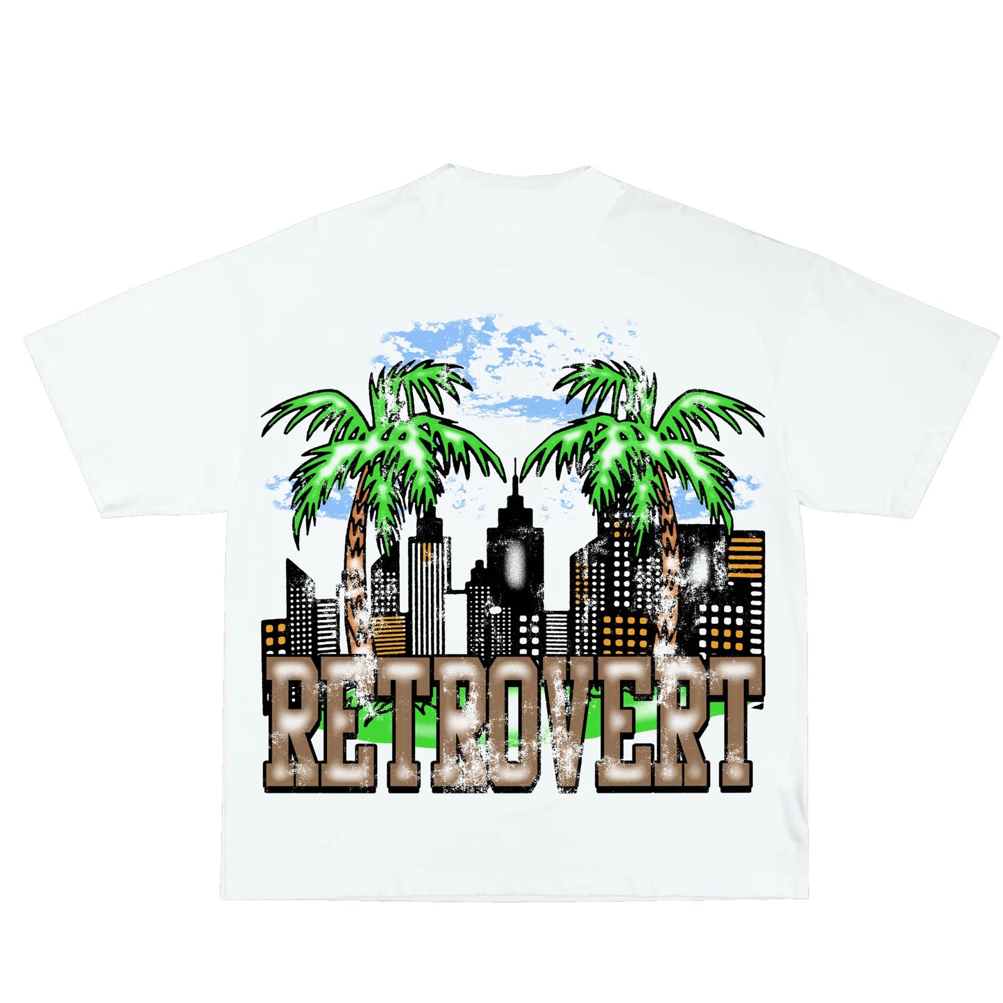 Retrovert City Bird Tee "Sand" (434)