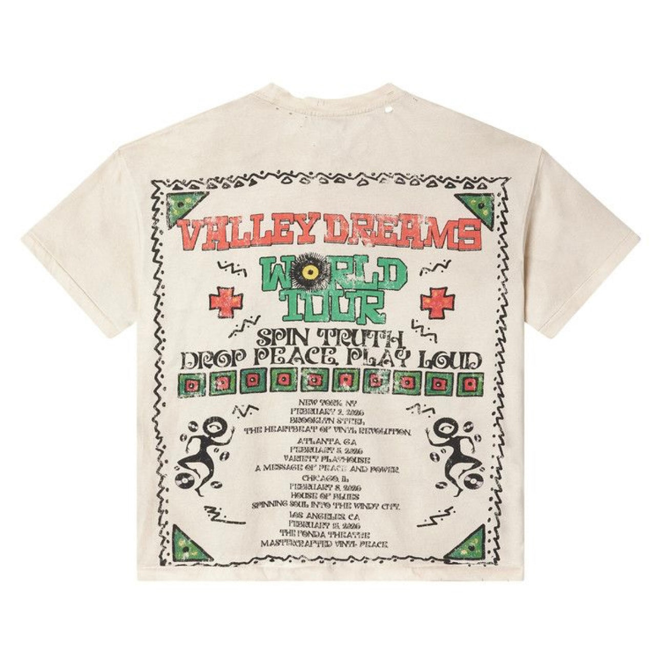 VALE Forever Chaos Bling Tee "Cream" (434)