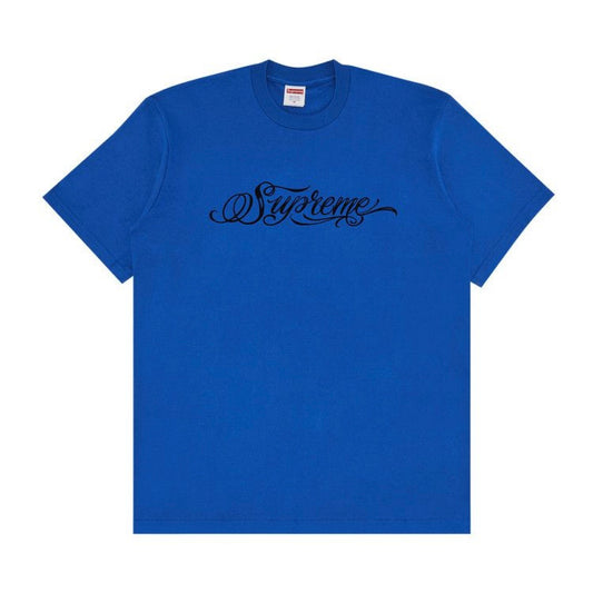 Supreme Script Tee “Royal” (276)