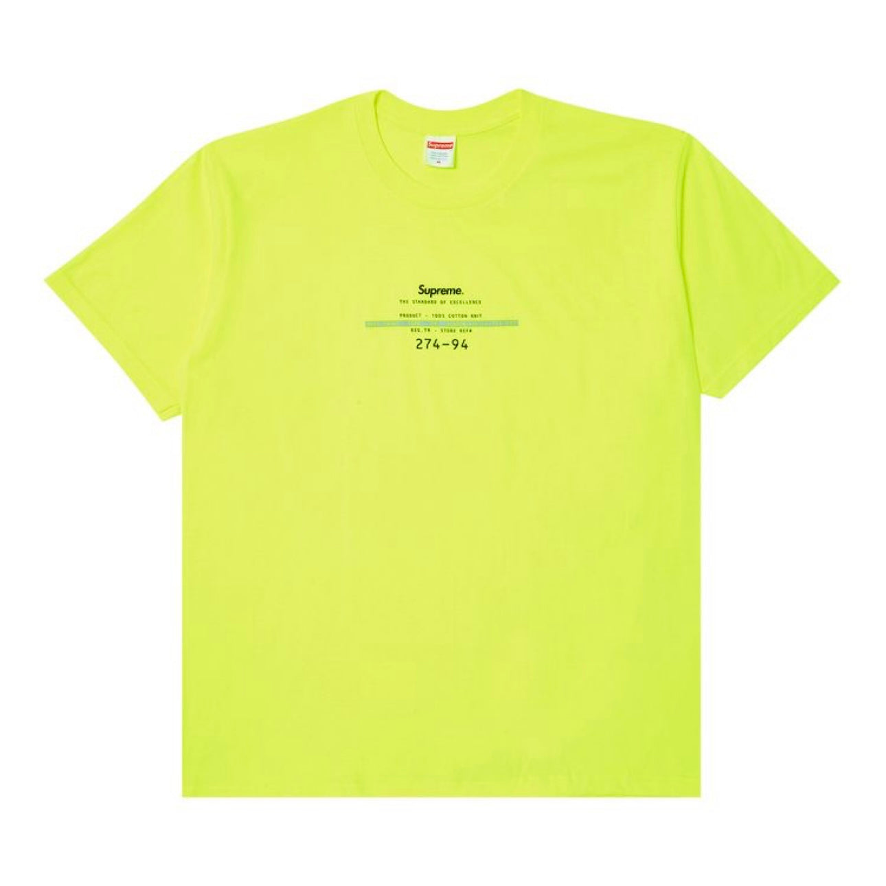 Supreme Standard Tee “Yellow” (434)