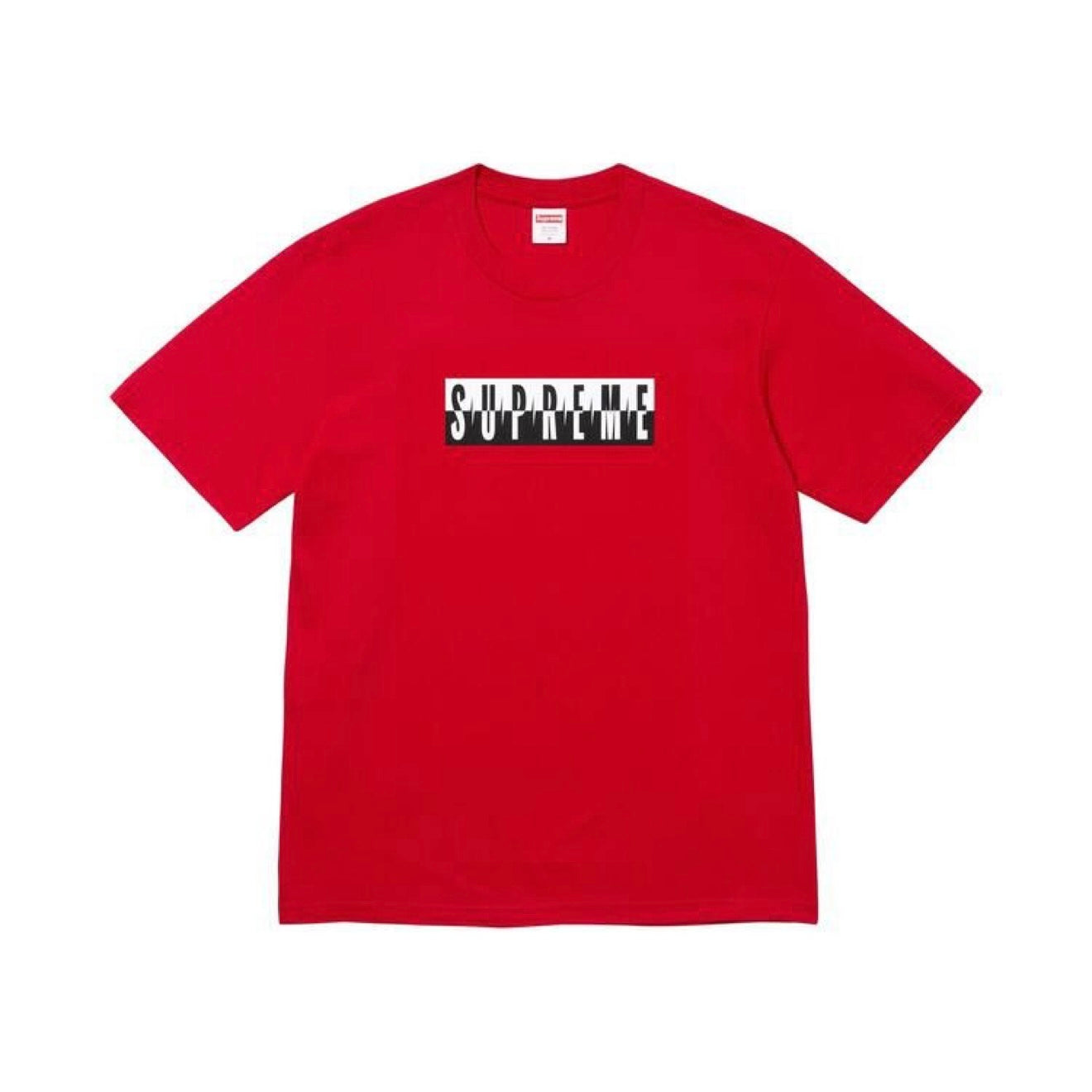 Supreme Split Logo Tee "Red" (276)