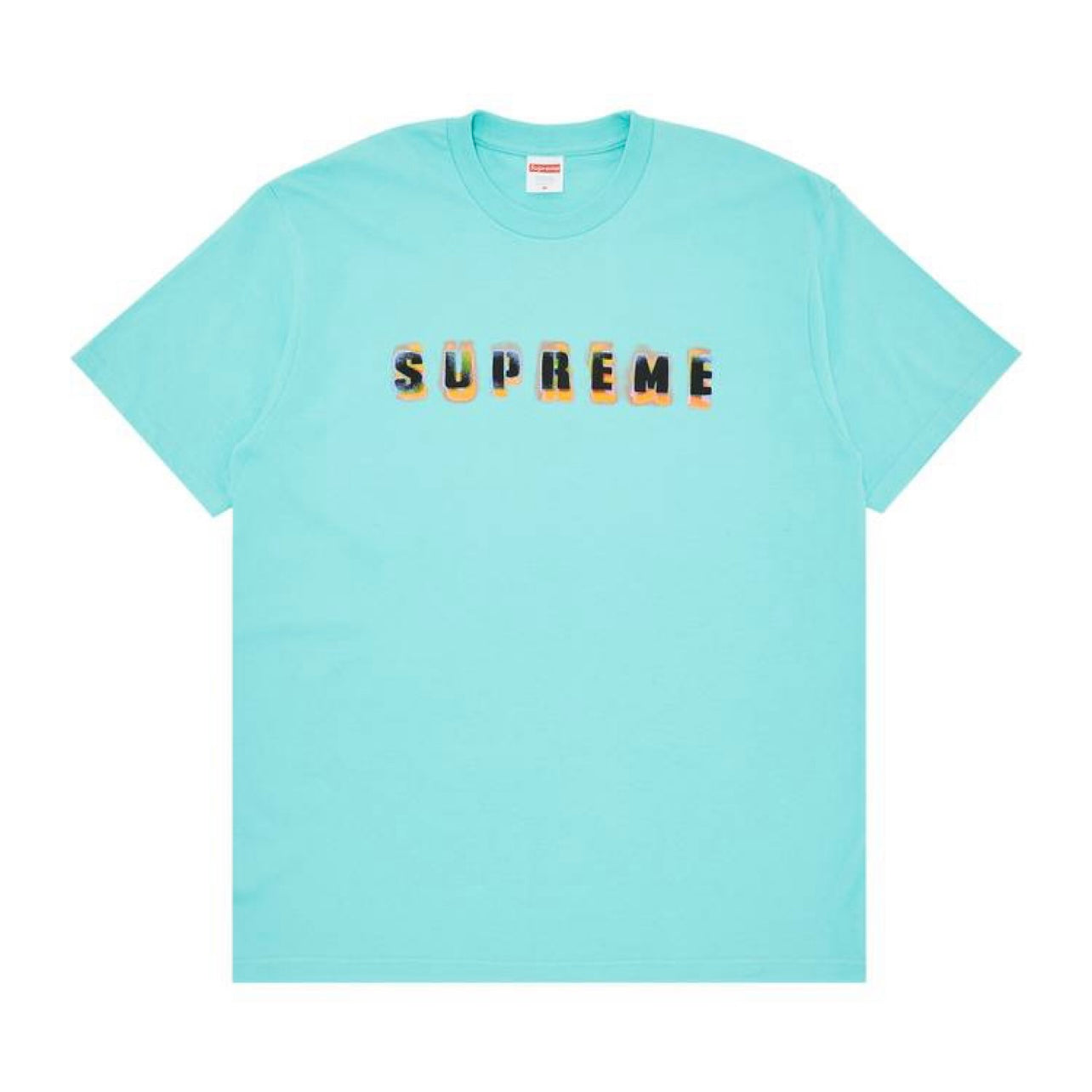 Supreme Stencil Tee “Teal” (276)