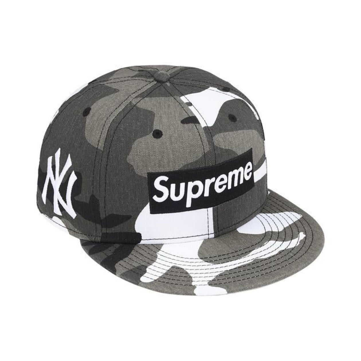 Supreme MLB Box Logo Fitted "Snow Camo" (276)