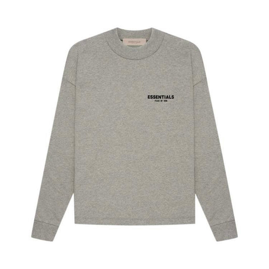 Fear of God Essentials Long Sleeve Tee “Dark Oatmeal” (276)