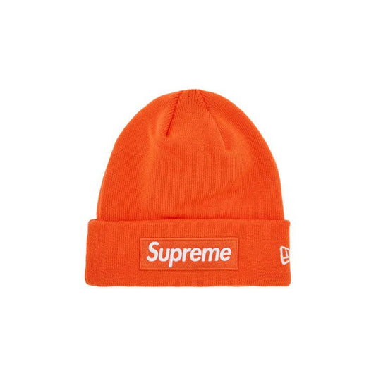 Supreme New Era Box Logo Beanie “Orange” (434)