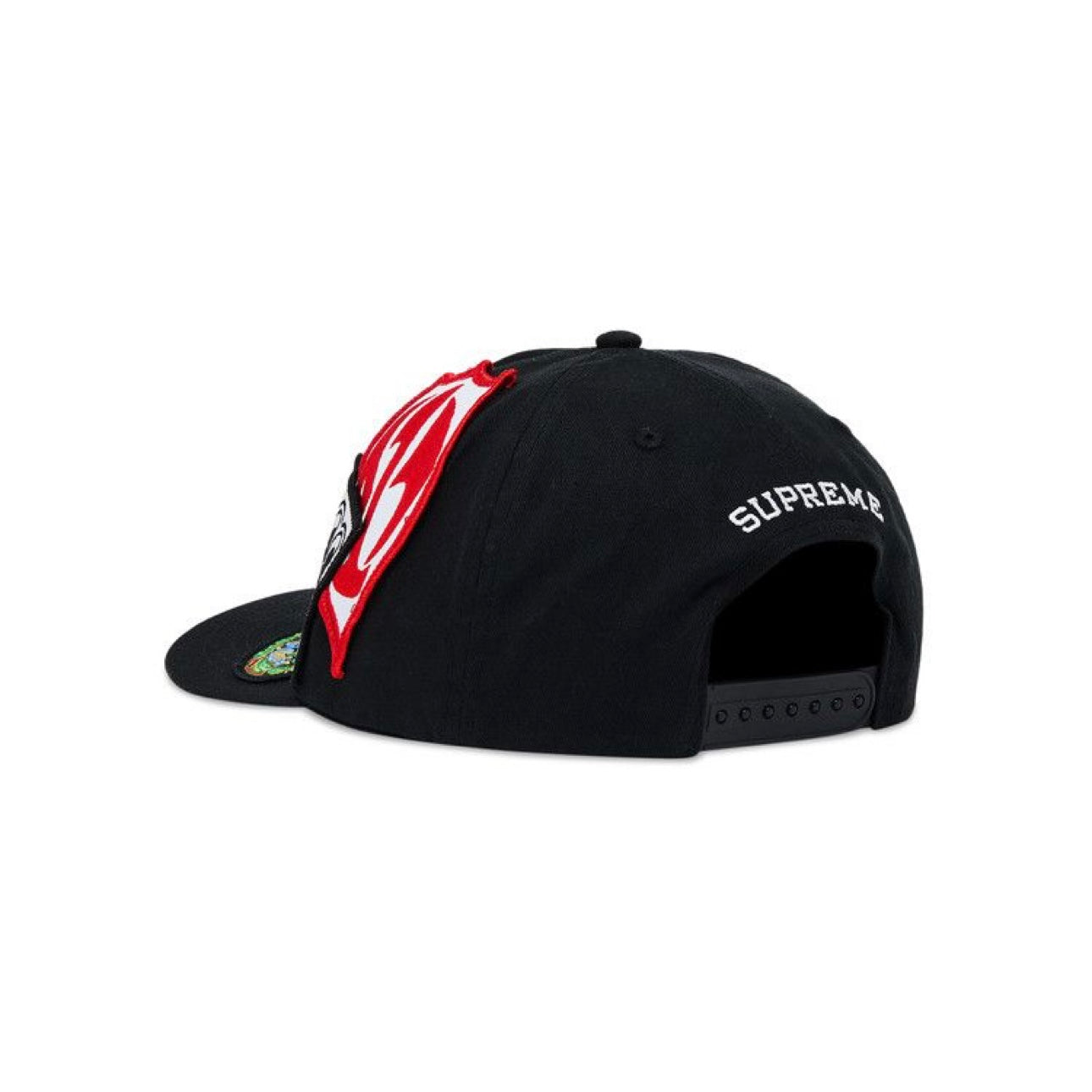 Supreme Patches 6 Panel Hat "Black" (276)