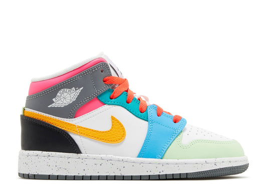 Air Jordan 1 Mid "Multicolor" (GS)