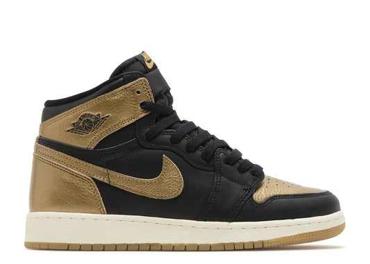 Air Jordan 1 Retro "Black/Gold" (GS)(U) (434)