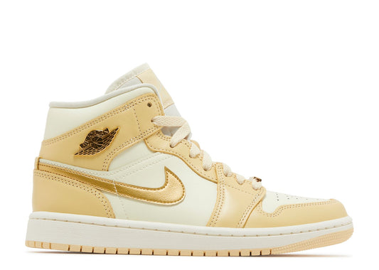 Air Jordan 1 Mid "Vanilla Gold" (W)