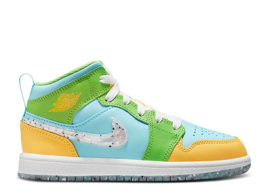 Air Jordan 1 Mid "Recycled Grind" (PS)