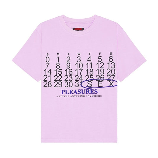 Pleasures Calendar Heavyweight Tee "Lavender" (434)