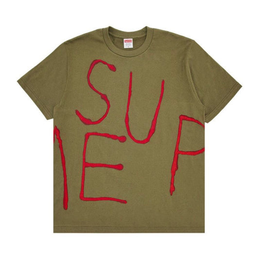 Supreme Painted Tee "Olive" (434)