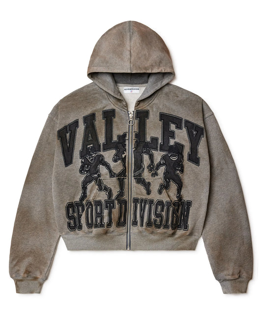 VALE Forever Dirty Friday Zip Up Hoodie "Grey" (434)