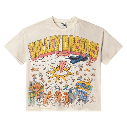 VALE Forever Chaos Bling Tee "Cream" (434)