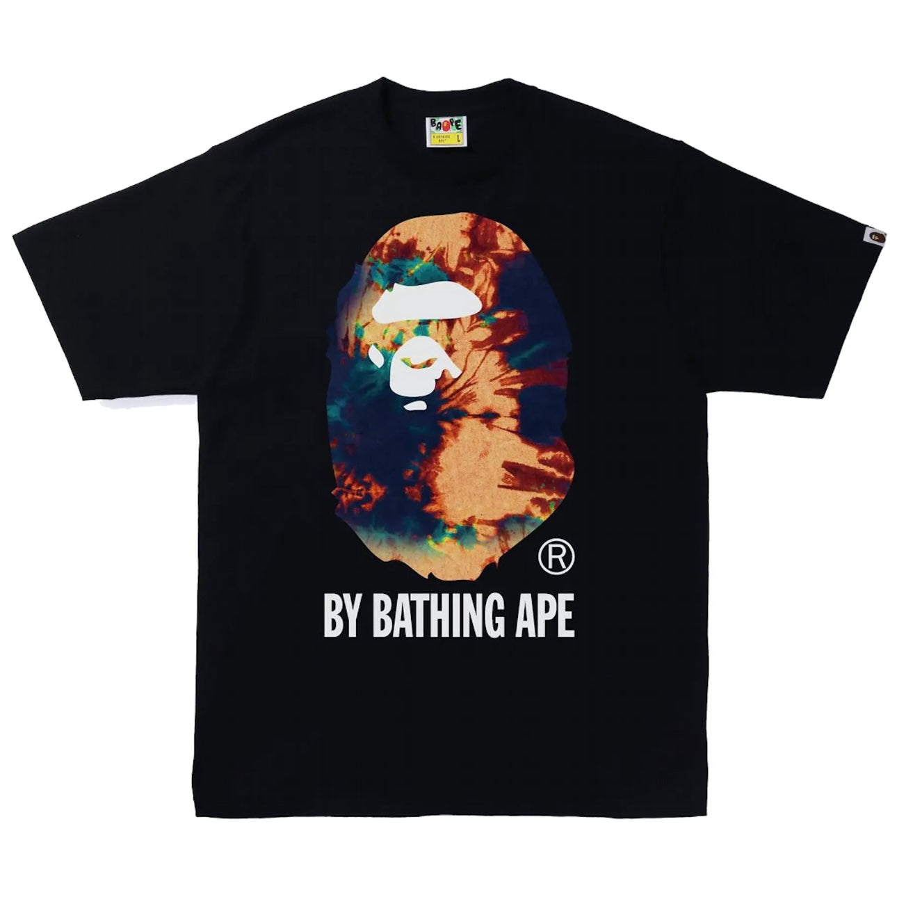 Bape Tie Dye Tee “Black/Navy”