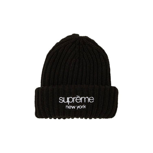 Supreme Chunky Ribbed Beanie "Black" (276)