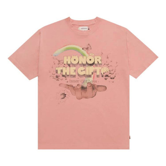 Honor The Gift Palms Tee “Peach”