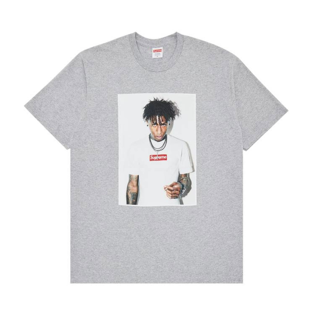 Supreme NBA Youngboy Tee “Heather Grey”