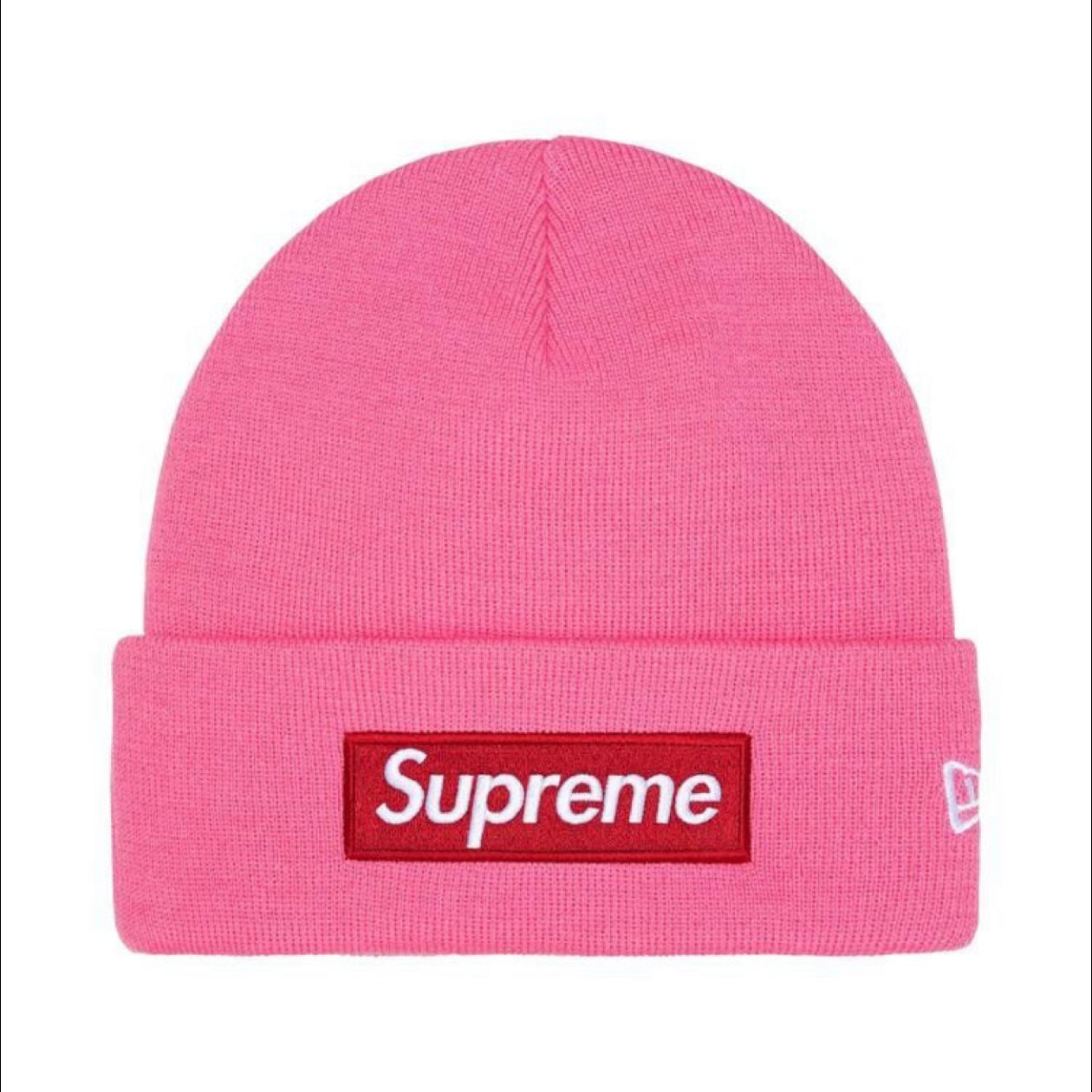 Supreme New Era Box Logo Beanie "Magenta" (434)