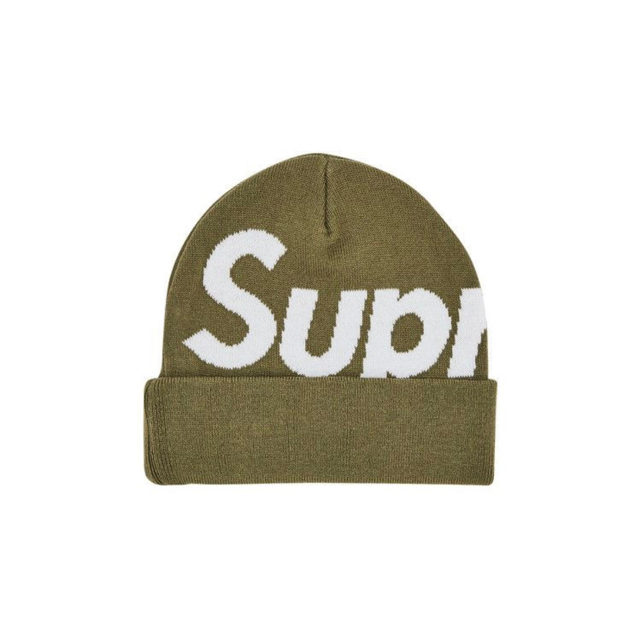 Supreme Big Logo Beanie “Olive” (434)