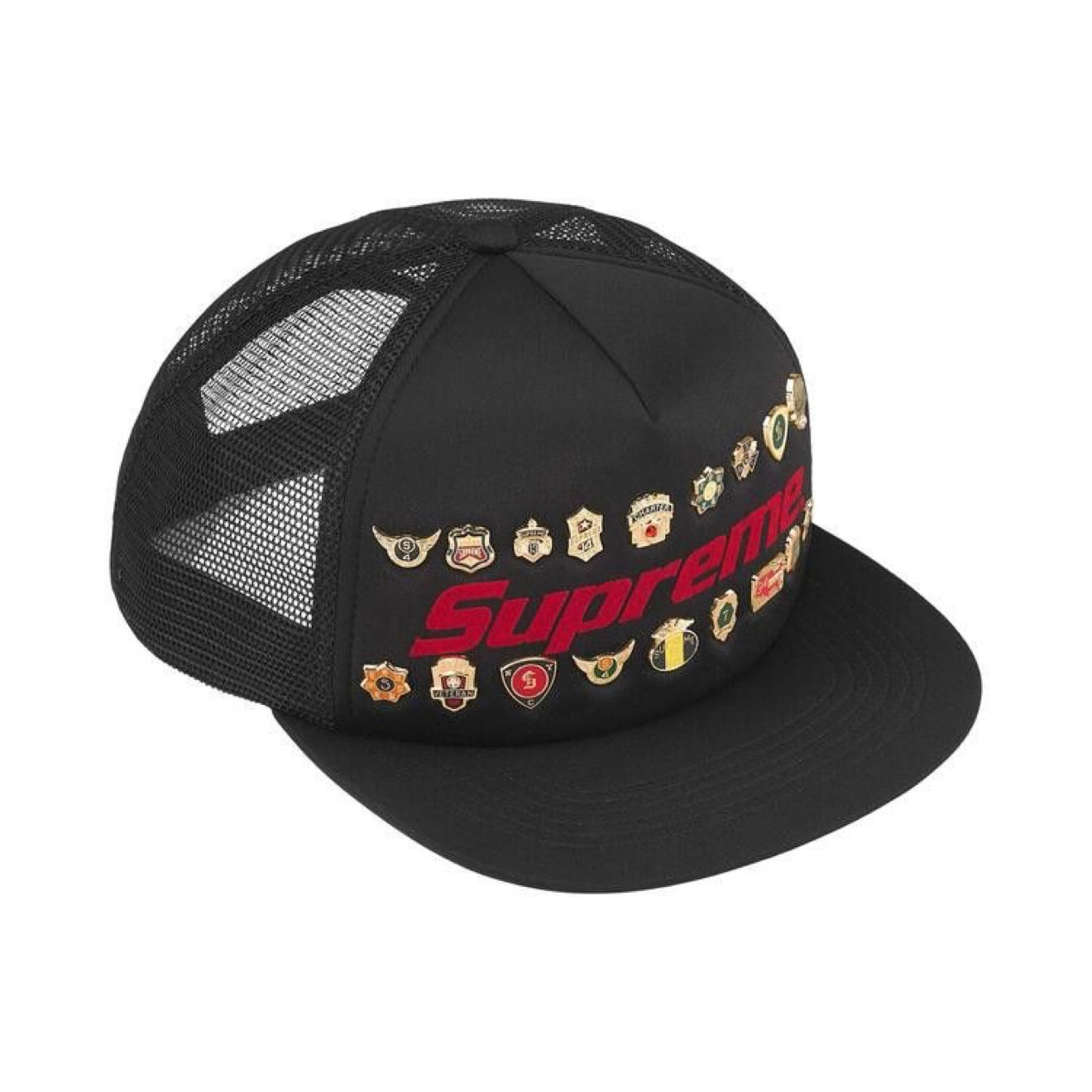 Supreme Moto Pins Trucker Hat "Black" (434)