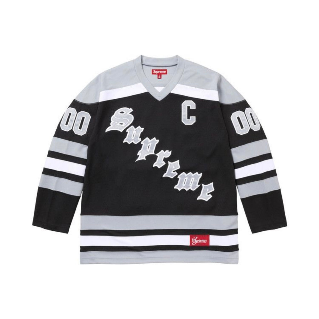 Supreme Patches Hockey Jersey "Black" (276)