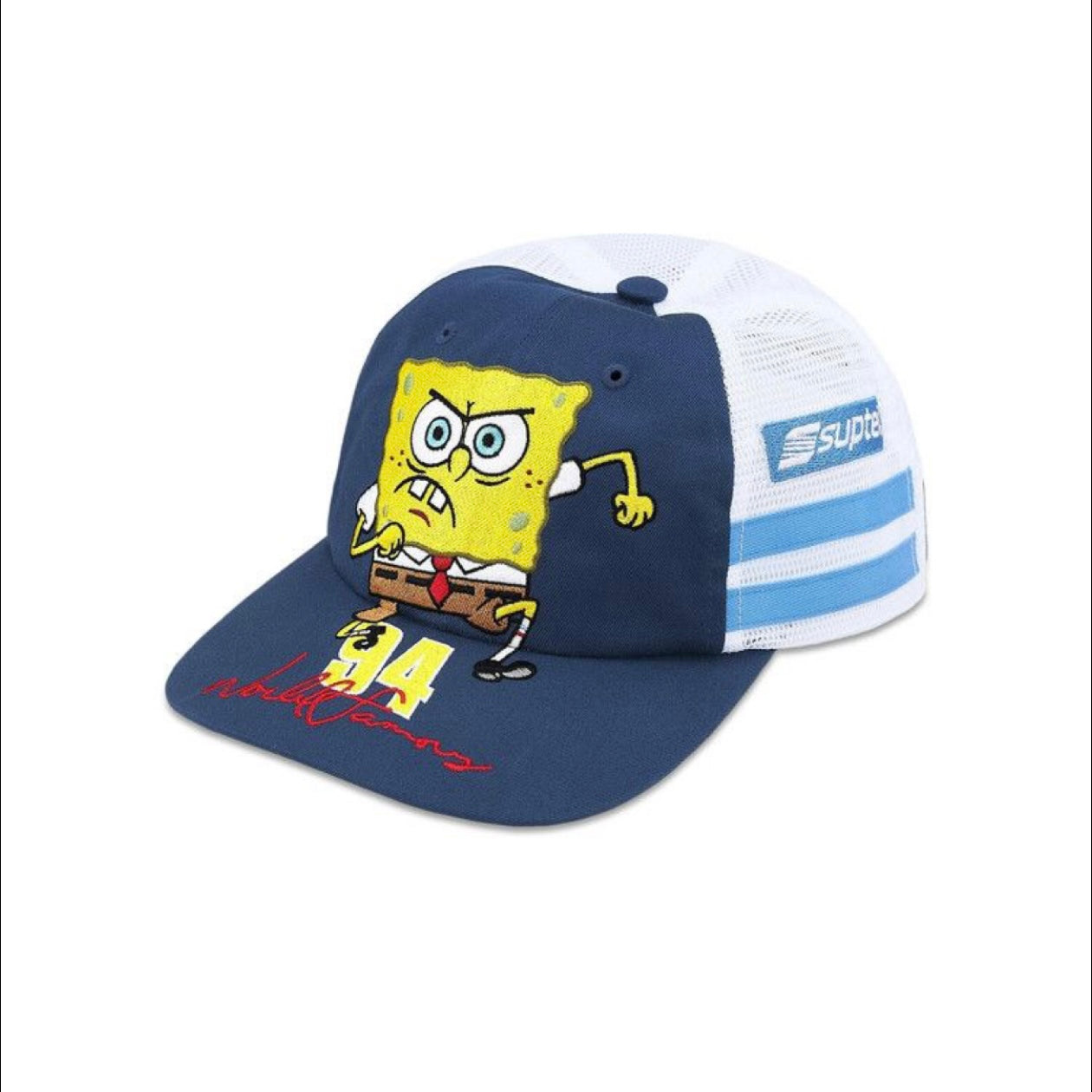 Supreme Spongebob/Jeff Hamilton Mesh Hat "Navy" (434)