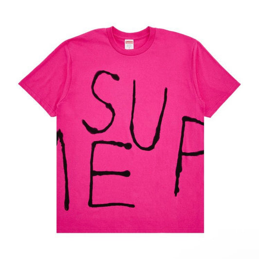 Supreme Painted Tee "Fuchsia" (434)