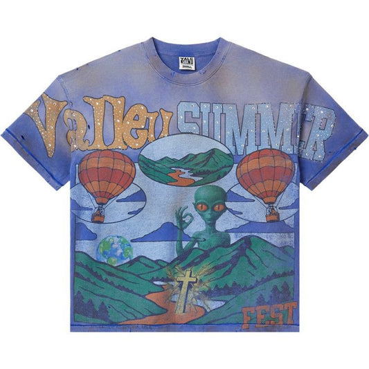 VALE Forever Summer Slam Bling Tee "Blue" (434)