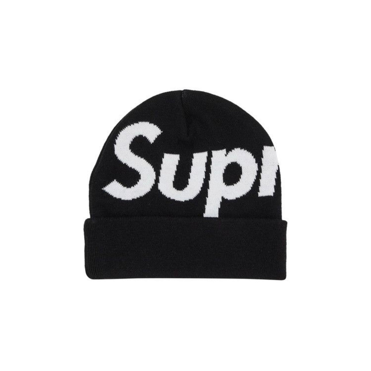 Supreme Big Logo Beanie “Black” (276)