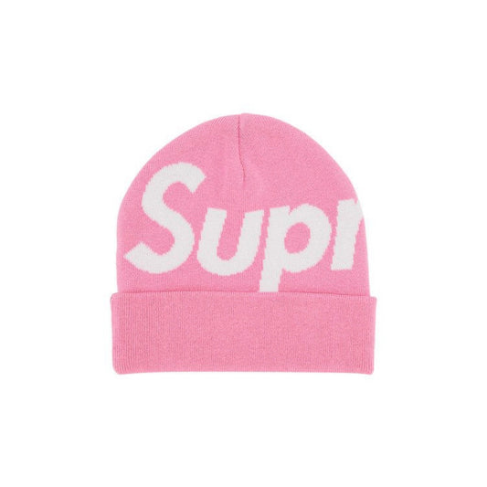 Supreme Big Logo Beanie “Pink” (434)